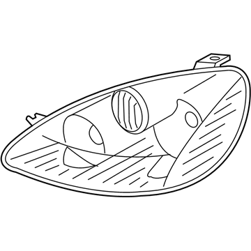 Nissan 26075-ZB710 Headlamp Housing Assembly, Driver Side