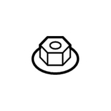 BMW 63-25-9-128-043 Hex Nut