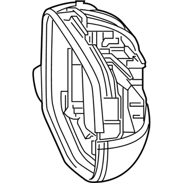 Honda 76203-TG7-A12 SET, R HOUSING