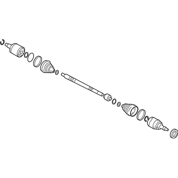 Hyundai 49500-D3050 Shaft Assembly-Drive, LH