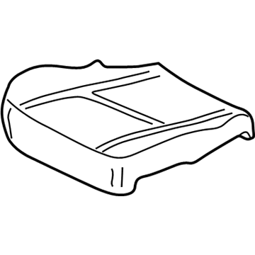 Lexus 71511-33170 Pad, Front Seat Cushion, LH (For Separate Type)