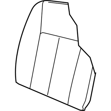 Mopar 1JL121DVAA Front Seat-Cushion Cover-Top Back Right
