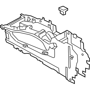 Ford JA1Z-58045A36-AA Console Base