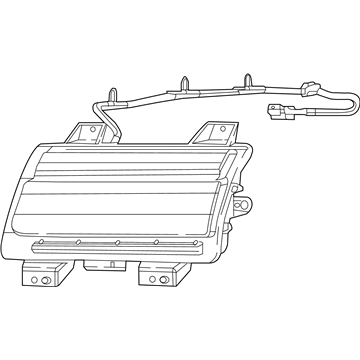 Mopar 55112884AG LAMP-PARK AND TURN SIGNAL