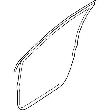 Nissan 80830-ZT50A WEATHERSTRIP Front Door RH