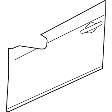 Nissan 80152-ET030 Panel-Front Door, Outer RH