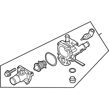 GM 25199826 Thermostat Housing