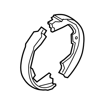 Ford 8C3Z-2648-B Park Brake Shoes