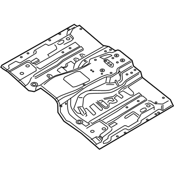 Nissan 74312-EA230 Floor Assy-Front