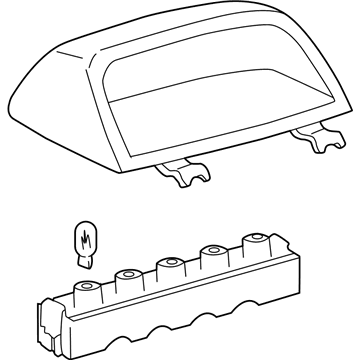 Lexus 81570-30130-C0 Lamp Assy, Center Stop