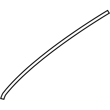 Nissan 80817-1AA0C Tape-Front Door SASH, LH