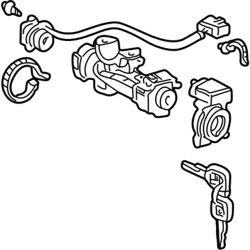 Honda 35100-S2A-406 Lock Assy, Steering