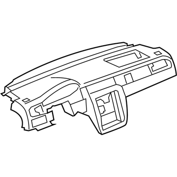 GM 23224749 Panel Asm-Instrument *Titanium