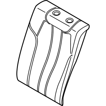 BMW 52-20-7-386-048 Foam Section, Backrest, Right