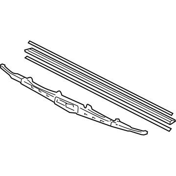 Honda 76730-SHJ-A01 Blade, Rear Windshield Wiper (400Mm)