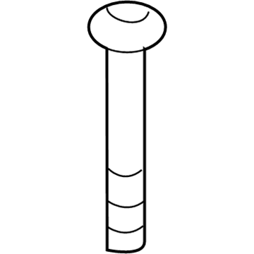 BMW 52-20-7-076-848 Oval-Head Screw With Anti-Rotation Lock