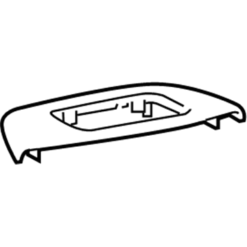 Lexus 74232-75010 Panel, Front Armrest Base, Upper LH