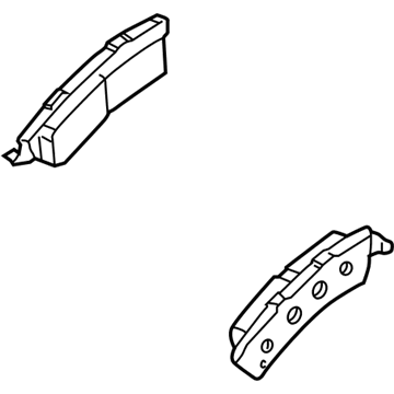 GM 19133307 Pad Kit, Rear Disc Brake