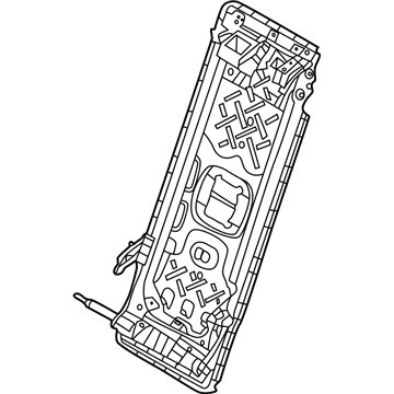 BMW 52-20-7-399-223 Frame Backrest Central