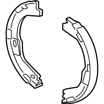 GM 22857907 Park Brake Shoes