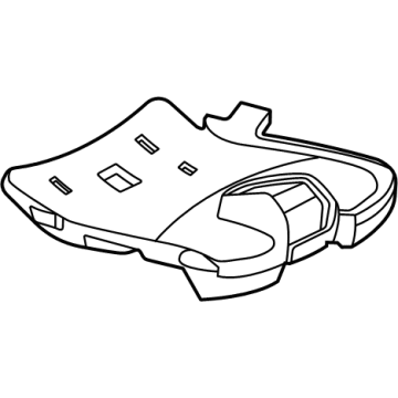 BMW 52-10-8-067-468 FOAM SECTION, SEAT