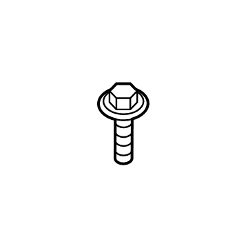 BMW 31-30-6-865-312 Hex Screw With Collar