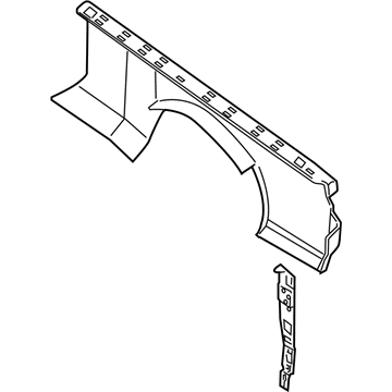 Nissan 93311-7S232 Panel-Side L