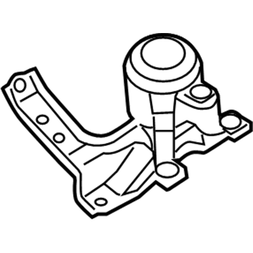 Nissan 11210-3KA0A Engine Mounting Insulator , Right