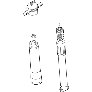 Ford LX6Z-18125-F SHOCK ABSORBER ASY