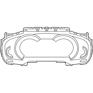 BMW 62-10-9-432-603 Instrument Cluster, High