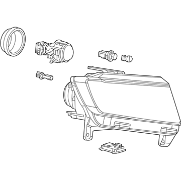 Mopar 68084077AC Headlamp