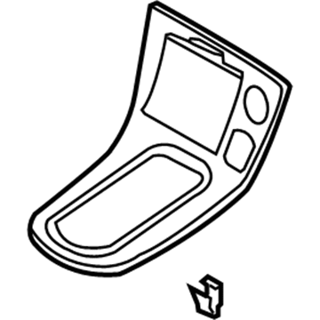 Nissan 96941-5Y810 FINISHER-Console Indicator