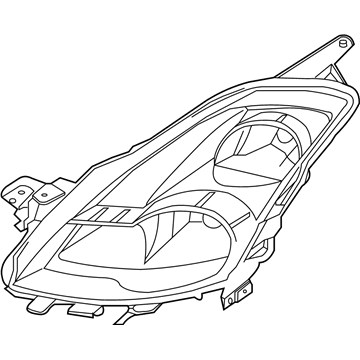 Nissan 26025-JA00B Housing Assembly - Head Lamp, RH