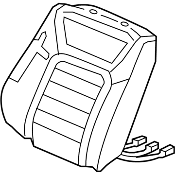 Honda 81127-TG7-A51 Pad, R. FR. Seat-Back