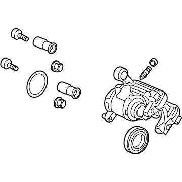 Honda 43019-TGG-A02 Caliper Sub-Assembly, Left Rear