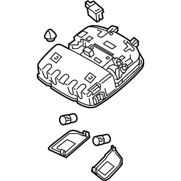 Hyundai 92800-G3010-XUG Overhead Console Lamp Assembly