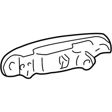 Lexus 69240-53030-B0 Rear Door Outside Handle Assembly, Left