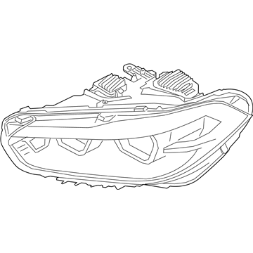 BMW 63-11-5-A23-586 HEADLIGHT WITH LED TECHNOLOG