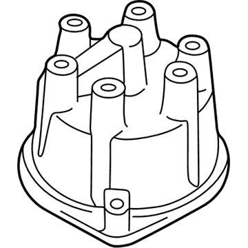 Nissan 22162-7B000 Cap Assy-Distributor