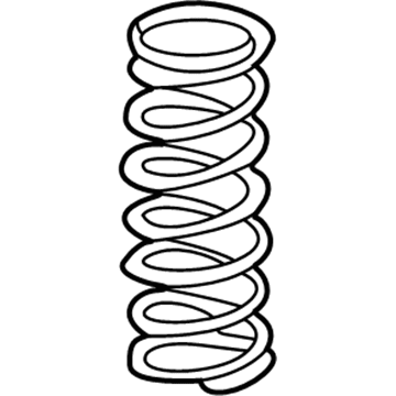 Toyota 48131-35100 Spring, Coil, Front