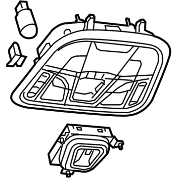 Mopar 1WK311L2AH Console-Overhead