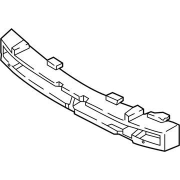 Nissan 62090-6MA0A Absorber-Energy, Front Bumper