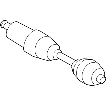 BMW 31-60-8-643-183 Front Left Cv Axle Shaft