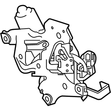 Infiniti 82545-1PM0A Closure Assy-Rear Door, LH