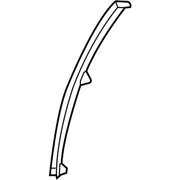 Lexus 67407-48030 Bar Sub-Assy, Rear Door Window Division, RH