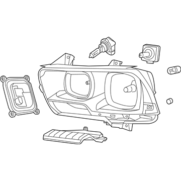 Mopar 57010410AF Headlamp