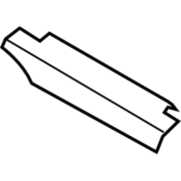 BMW 52-10-9-168-265 Finisher, Upper Rail, Front, Left