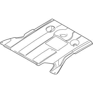 BMW 51-71-7-028-893 Front Aggregate Protective Plate