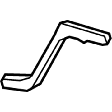 Lexus 52156-60100 Support, Rear Bumper Side