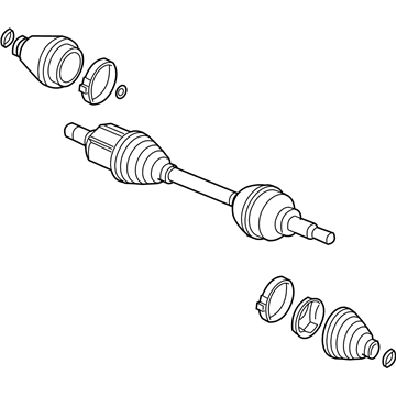 GM 15938134 Front Wheel Drive Shaft Assembly